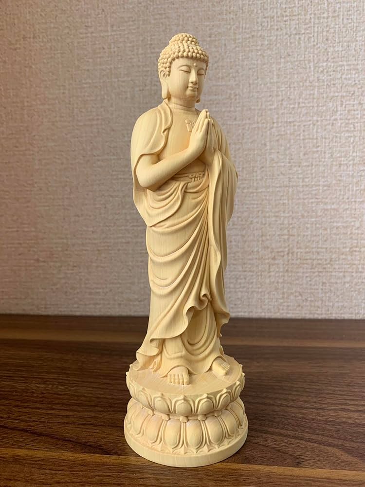 仏像 釈迦如来像 お釈迦様 釈迦如来立像 ツゲ 木彫 仏具 Amazon｜仏像 釈迦如来像 お釈迦様 釈迦如来像 ツゲ 木彫 仏具